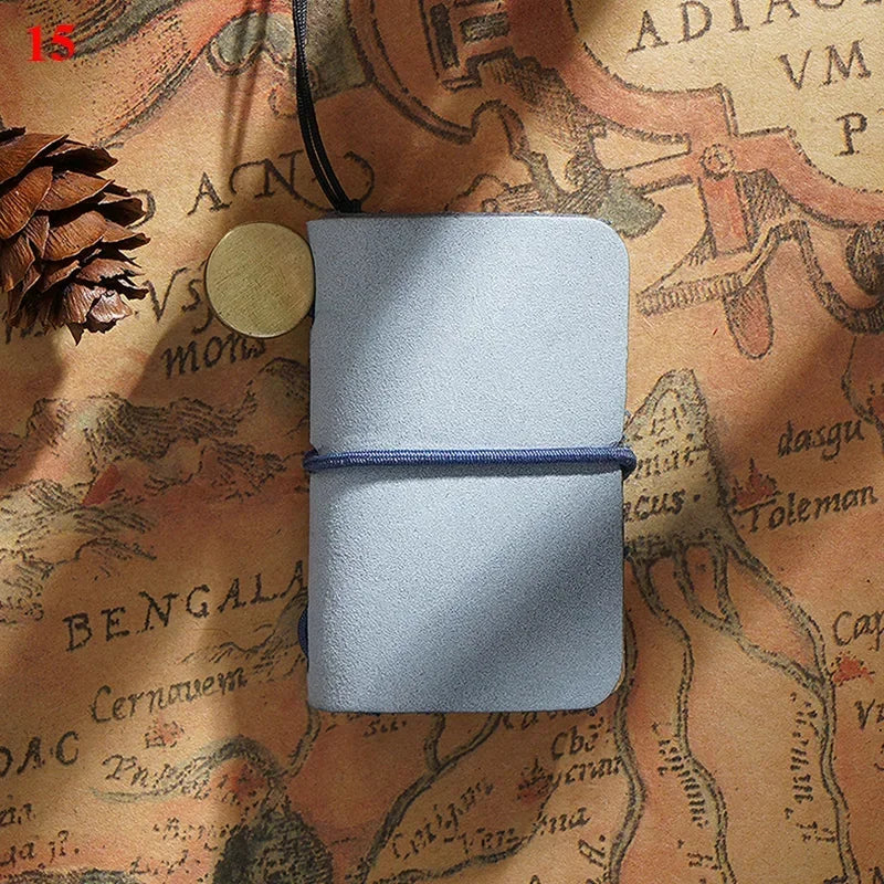 32 Sheets Ultra-Small Mini Notebook, Cute & Portable, Refillable Loose-Leaf Design, Premium Hand Account Notepad Stationery