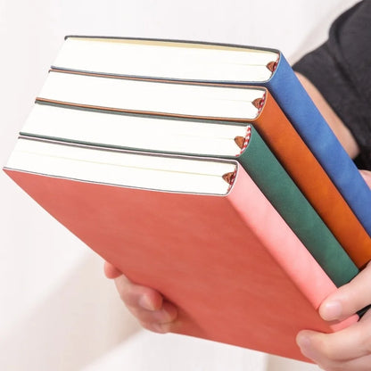 A5 Minimalist Notebook, 360 Pages, Soft Waterproof Leather Cover, Universal Business Memo Diary, Back to School Stationery