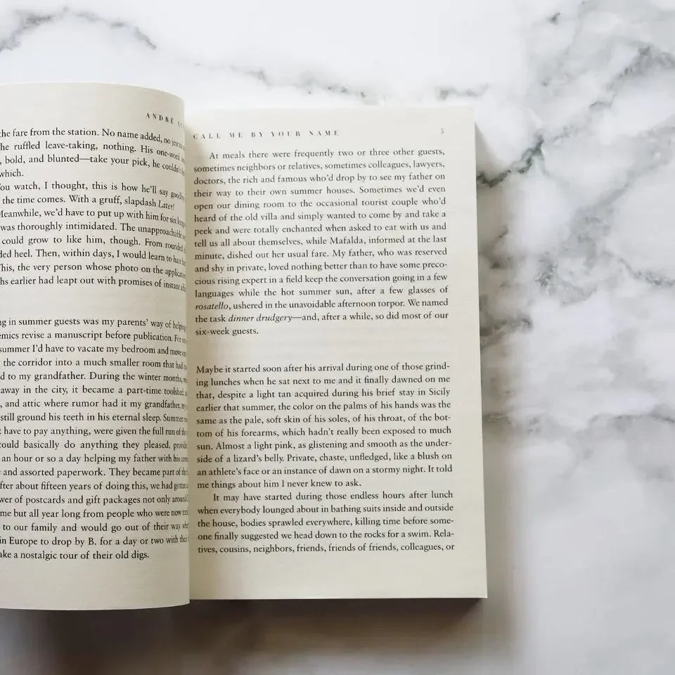 Call Me By Your Name, English Edition Novel, Official Book of the Hit Movie, Original English Reading Book