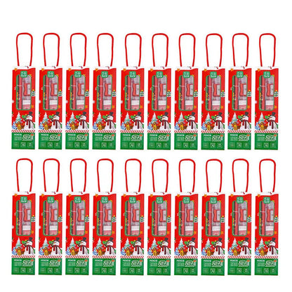 20 Sets Compact Stationery Kits with Pencils & Erasers, Ideal Christmas Gifts for Kids