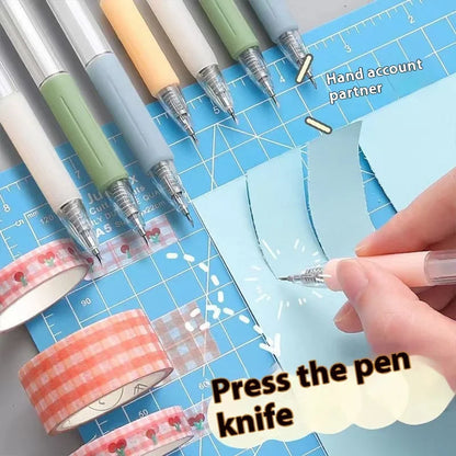 5PCS Craft Cutting Pen Cutter Tool, Precision Paper Carving Knife Set for DIY, Drawing, Scrapbooking & Art Projects
