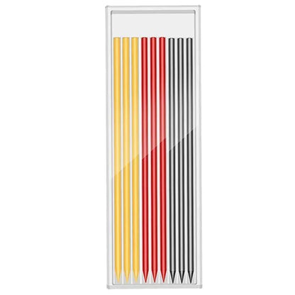 Solid Carpenter Mechanical Pencil for Woodworking & Construction, One-Piece Structure with Built-in Sharpener Pen Cap, Practical Stationery Tool