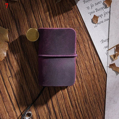 32 Sheets Ultra-Small Mini Notebook, Cute & Portable, Refillable Loose-Leaf Design, Premium Hand Account Notepad Stationery