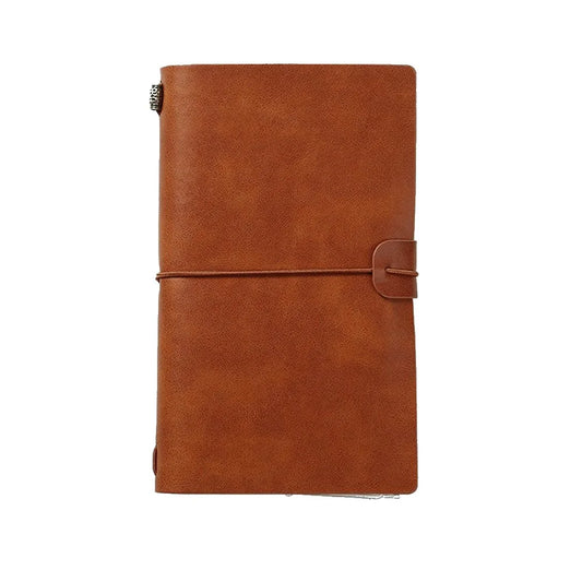 Portable Leather Notebook, Writing Notepad & Diary Journal, Ideal Travel Journal & Daily Organizer, Perfect Stationery for School & Office Use