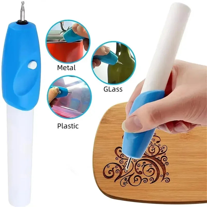 Mini Wireless Engraving Pen, Precision Electric Engraver, Portable Engraving Tool for Names, Crafts & DIY Projects