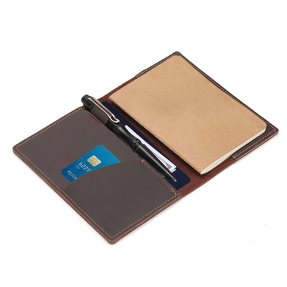 Leather Journal Cover Compatible with Field Notes, Protective Case for 3.5" x 5.5" Notebooks (Cover Only)