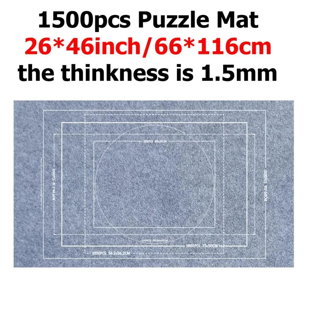Puzzle Storage Mat for Kids, Multi‑Size Puzzle Blanket with Carry Bag, Portable Parent‑Child Early Educational Toy & Perfect Gift