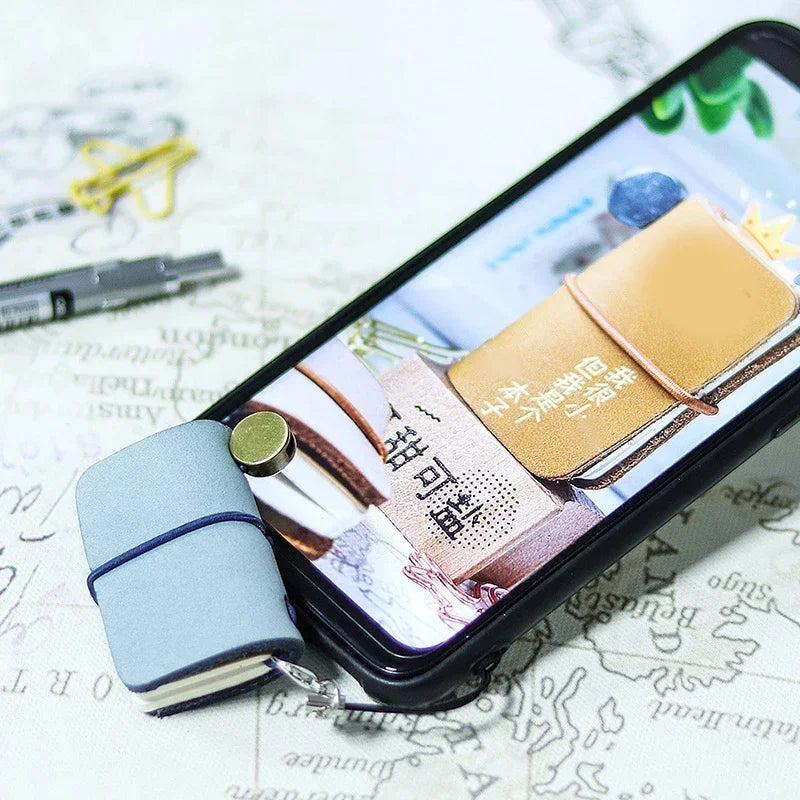32 Sheets Ultra-Small Mini Notebook, Cute & Portable, Refillable Loose-Leaf Design, Premium Hand Account Notepad Stationery