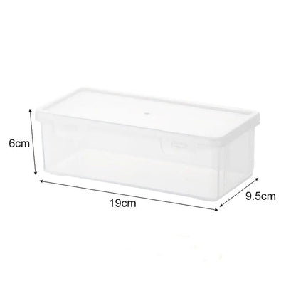 Large Capacity Clear Plastic Storage Box, Portable Stationery & Pencil Case, Multifunctional Desktop Organizer for Office & School Supplies