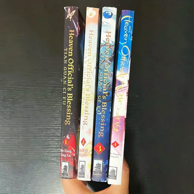 Heaven Official's Blessing (Tian Guan Ci Fu) 1-4 Full Set, English Version Ancient Chinese Romance Physical Novels, Brand New Books