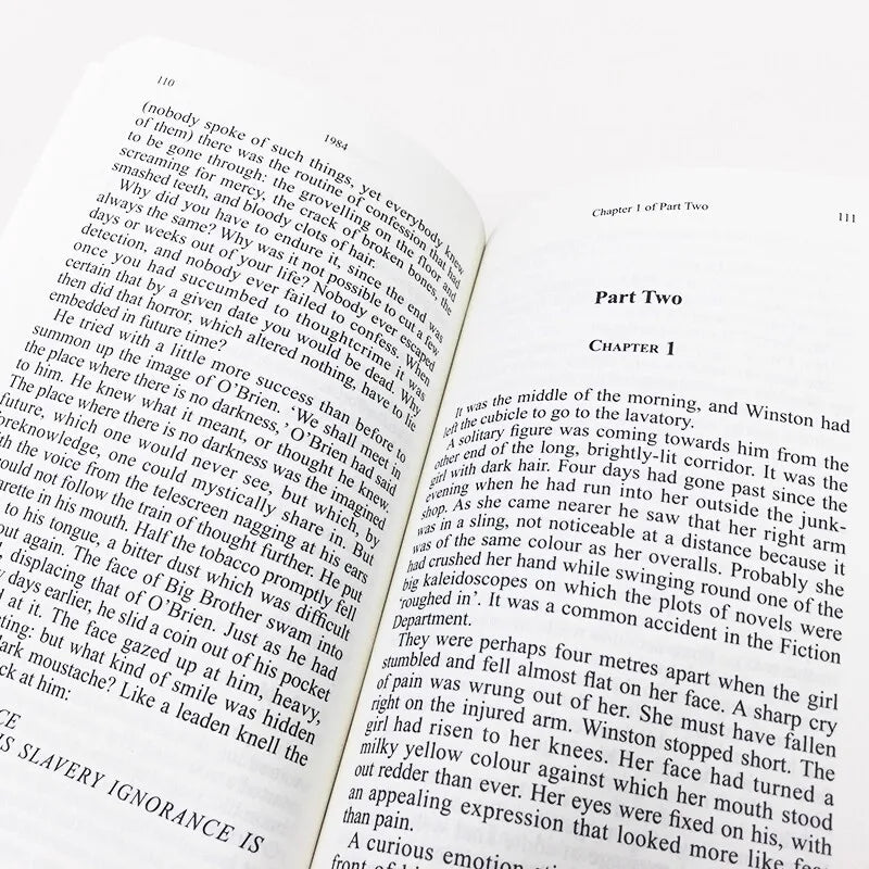1984 by George Orwell, Full English Translated Edition, Classic Dystopian Novel, First Book of the Iconic Dystopian Trilogy