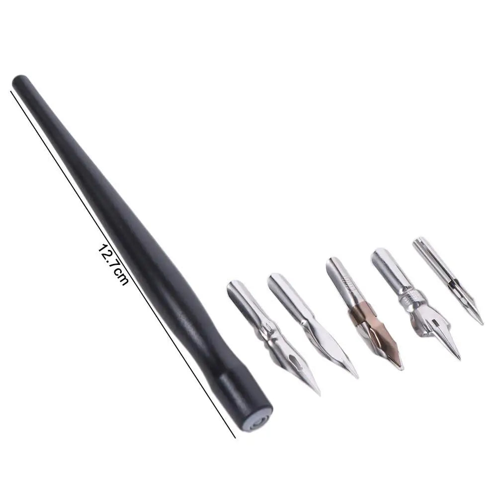 Anti-Leak & Anti-Scrub Panel Line Pen, Convenient Infiltration Pen, Plastic Modeling Tool with 5 Nibs