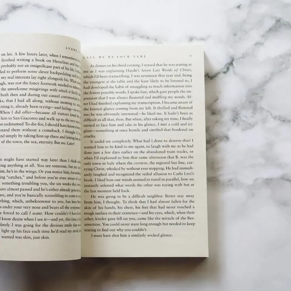 Call Me By Your Name, English Edition Novel, Official Book of the Hit Movie, Original English Reading Book