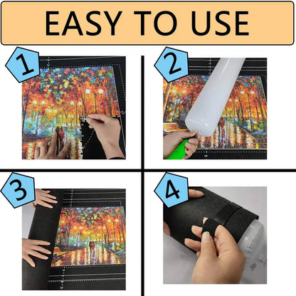 Puzzle Storage Mat for Kids, Multi‑Size Puzzle Blanket with Carry Bag, Portable Parent‑Child Early Educational Toy & Perfect Gift