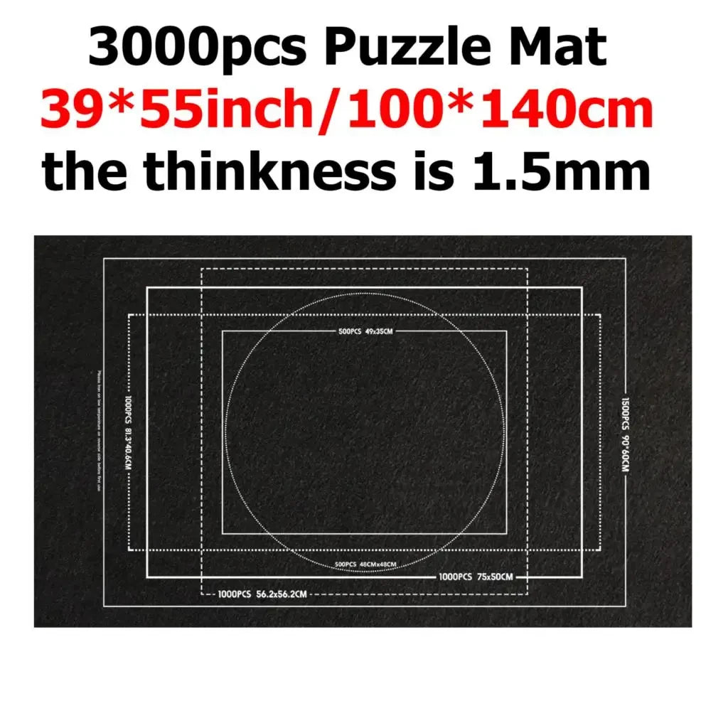 Puzzle Storage Mat for Kids, Multi‑Size Puzzle Blanket with Carry Bag, Portable Parent‑Child Early Educational Toy & Perfect Gift