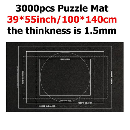 Puzzle Storage Mat for Kids, Multi‑Size Puzzle Blanket with Carry Bag, Portable Parent‑Child Early Educational Toy & Perfect Gift