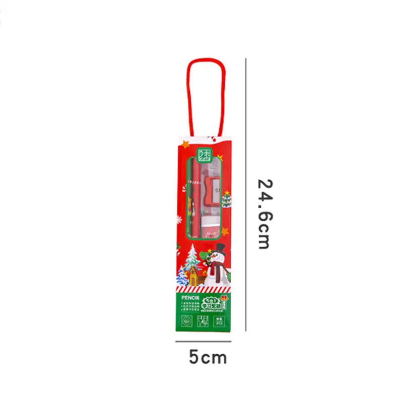 20 Sets Compact Stationery Kits with Pencils & Erasers, Ideal Christmas Gifts for Kids