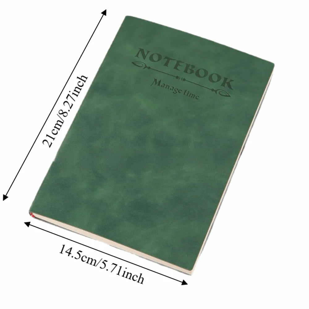 A5 Minimalist Notebook, 360 Pages, Soft Waterproof Leather Cover, Universal Business Memo Diary, Back to School Stationery