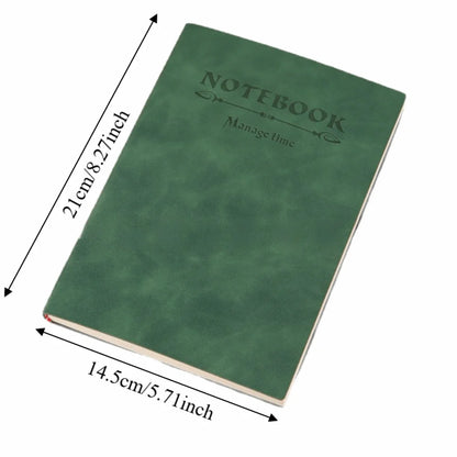 A5 Minimalist Notebook, 360 Pages, Soft Waterproof Leather Cover, Universal Business Memo Diary, Back to School Stationery