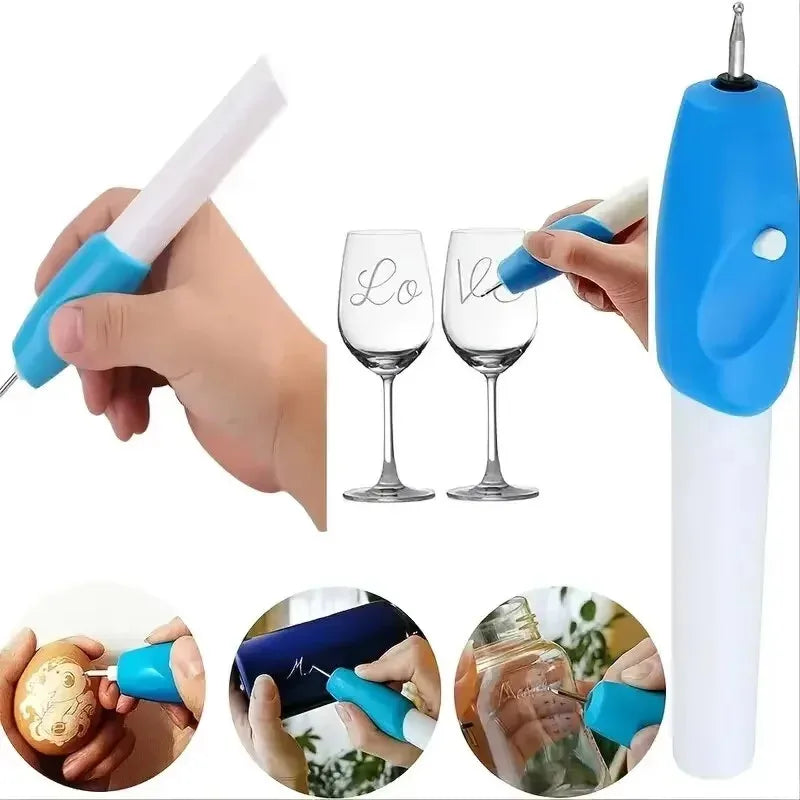 Mini Wireless Engraving Pen, Precision Electric Engraver, Portable Engraving Tool for Names, Crafts & DIY Projects