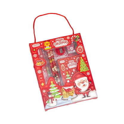 6 Pieces Cute Kids Stationery Set, Cartoon Style Kit with Pencil, Ruler, Eraser & Sharpener, Practical School Study Supplies