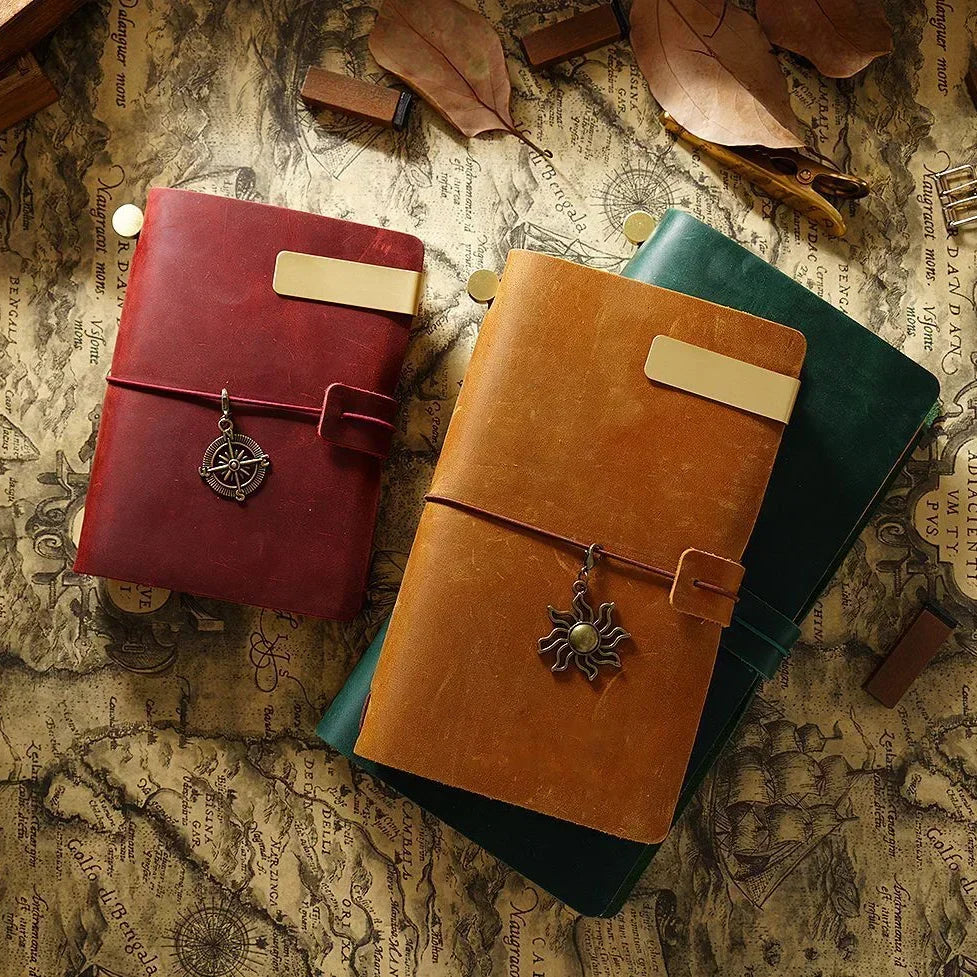 Moterm Bestselling 100% Genuine Leather Notebook, Handmade Vintage Cowhide Diary Journal, Sketchbook & Planner, TN Travel Notebook Cover