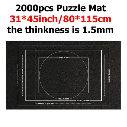 Puzzle Storage Mat for Kids, Multi‑Size Puzzle Blanket with Carry Bag, Portable Parent‑Child Early Educational Toy & Perfect Gift