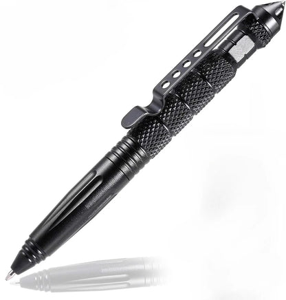 Military Tactical Pen, Professional Self-Defense Pen & Emergency Glass Breaker, Tungsten Steel Construction, Multi-Function Writing Tool with 6 Refills