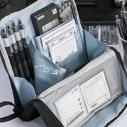 Large Capacity Simple Pencil Case, Multifunctional Stationery Storage Bag, Practical Organizer for Students and Office Use