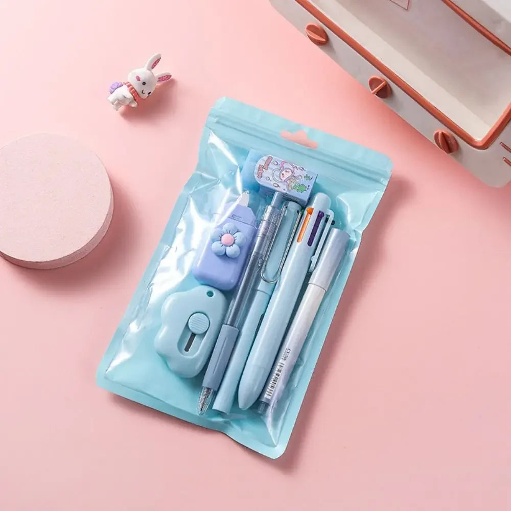 7-in-1 Stationery Set, Back to School & Birthday Gift, Including Pencils, Eraser, Correction Tape, Ideal School Prize for Kids & Office Use