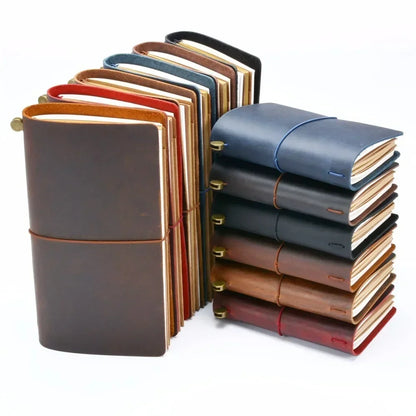 Moterm Bestselling 100% Genuine Leather Notebook, Handmade Vintage Cowhide Diary Journal, Sketchbook & Planner, TN Travel Notebook Cover