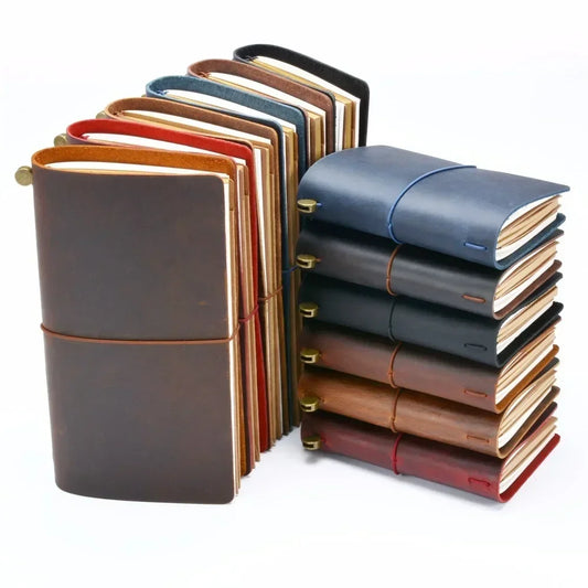 Moterm Bestselling 100% Genuine Leather Notebook, Handmade Vintage Cowhide Diary Journal, Sketchbook & Planner, TN Travel Notebook Cover