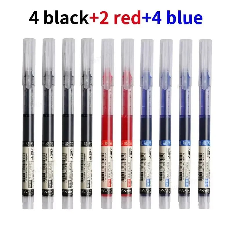 Ballpoint Pen Set: 24/40/80 Black + 3/5/10 Blue/Red | Smooth Writing for College, Office & School | Quick-Drying Ink, Comfortable Grip