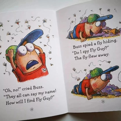15 Books/Set Usborne Fly Guy Series Picture Books, Classic English Storybooks, Fun Early Reading Books for Kids and Toddlers