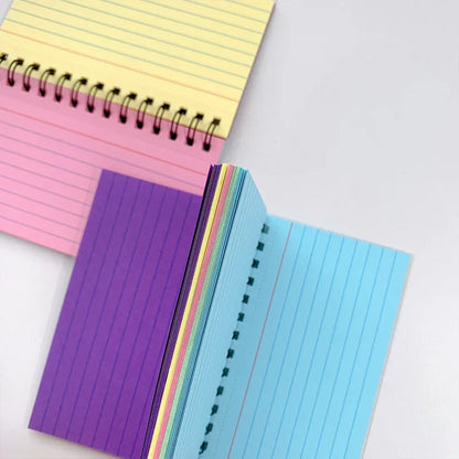 Tearable Spiral Notebook – 1PC Horizontal Line Journal, Office Diary, Writing Notepad, Stationery Supplies