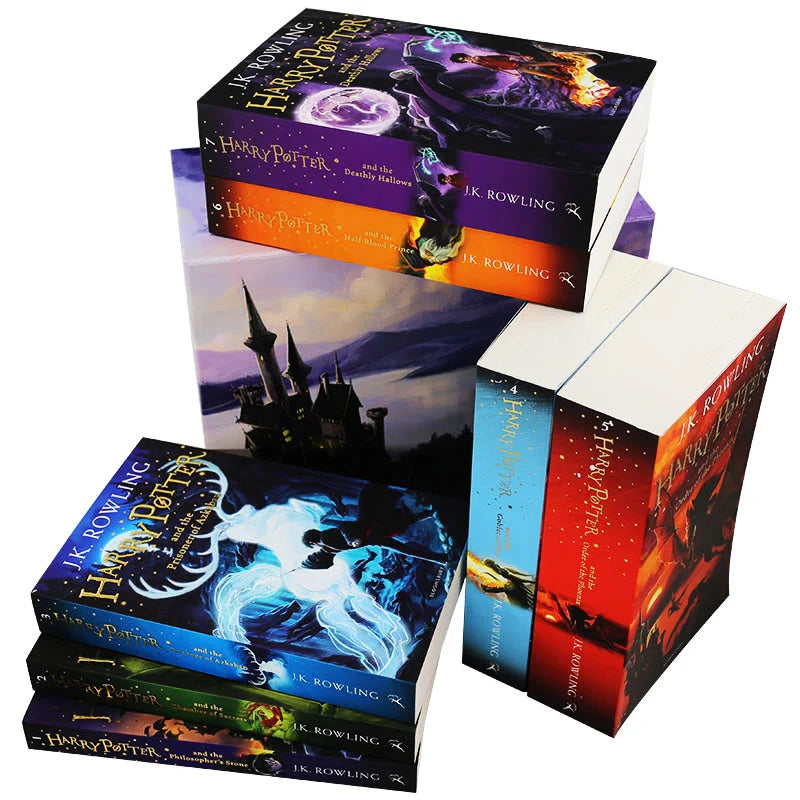 Famous Classic English Stories 8-Book Set, Kids Educational Reading Library, Early Learning English Novels & Ideal Gift for Children