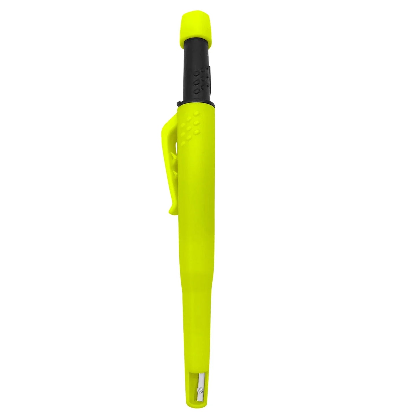 Solid Carpenter Mechanical Pencil for Woodworking & Construction, One-Piece Structure with Built-in Sharpener Pen Cap, Practical Stationery Tool