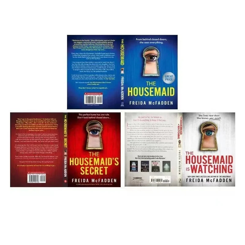 3-Book Set, The Housemaid Volume 1-3, Complete English Novel Collection