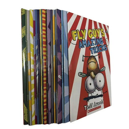 21 Books Set, Usborne Fly Guy Series English Picture Books, Fun Classic Storybooks for Kids, Perfect for Early Daily Reading