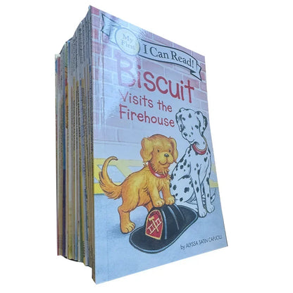 29 Books/Set Biscuit Series I Can Read English Picture Books, Kids Early Education Story Reading Books for Children
