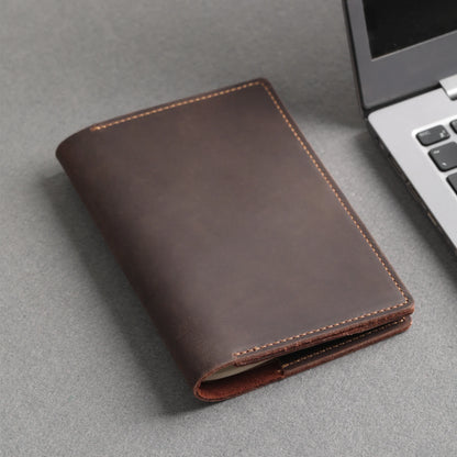 Leather Journal Cover Compatible with Field Notes, Protective Case for 3.5" x 5.5" Notebooks (Cover Only)