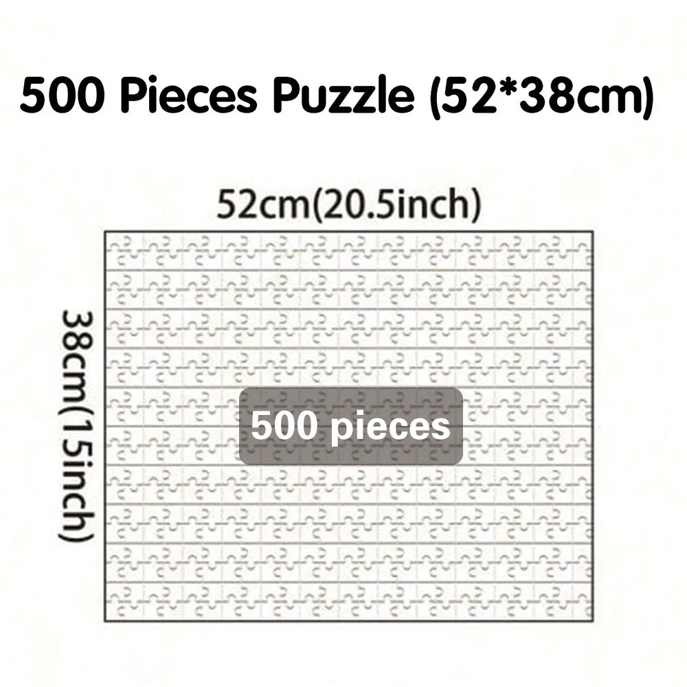 35/300/500/1025 Pcs Personalized Custom Photo Jigsaw Puzzle, Custom Image Upload Puzzle, Unique Souvenir Gift for Family and Friends