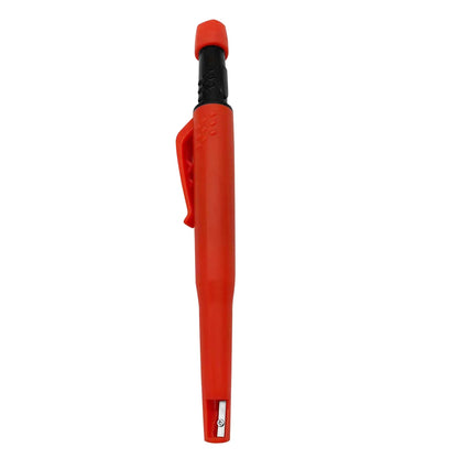 Solid Carpenter Mechanical Pencil for Woodworking & Construction, One-Piece Structure with Built-in Sharpener Pen Cap, Practical Stationery Tool