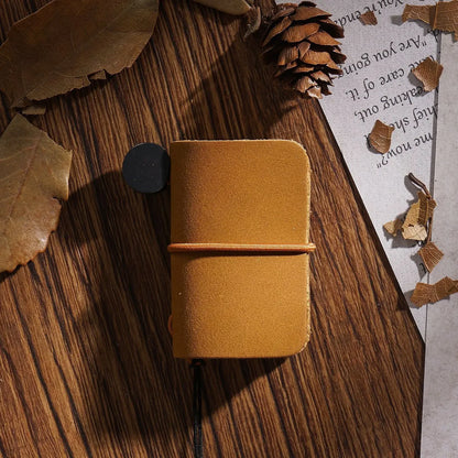 32 Sheets Ultra-Small Mini Notebook, Cute & Portable, Refillable Loose-Leaf Design, Premium Hand Account Notepad Stationery