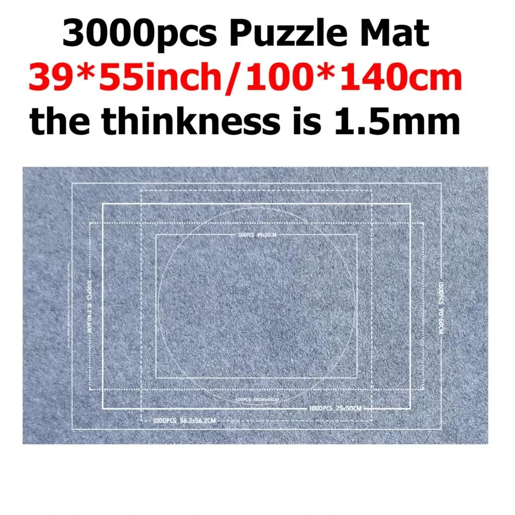 Puzzle Storage Mat for Kids, Multi‑Size Puzzle Blanket with Carry Bag, Portable Parent‑Child Early Educational Toy & Perfect Gift