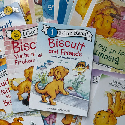 29 Books/Set Biscuit Series I Can Read English Picture Books, Kids Early Education Story Reading Books for Children