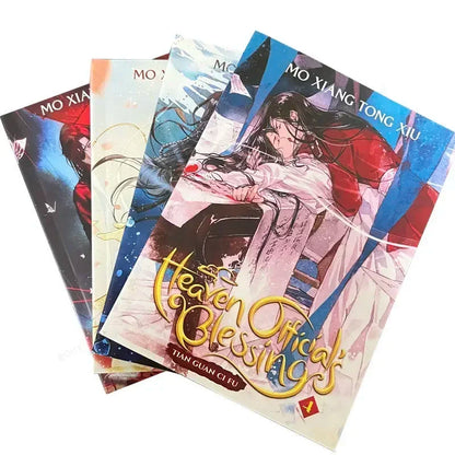 Heaven Official's Blessing (Tian Guan Ci Fu) 1-4 Full Set, English Version Ancient Chinese Romance Physical Novels, Brand New Books