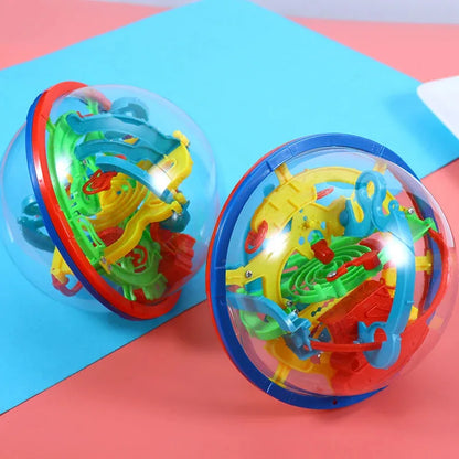3D Maze Ball Puzzle – Perplexus Labyrinth IQ Challenge with Display Stand, Brain Teaser Toy & Creative Gift for Kids & Adults
