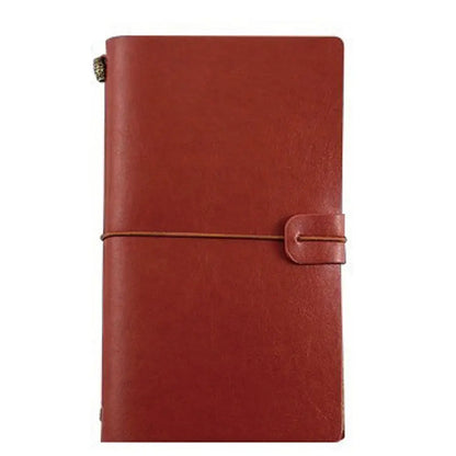 Portable Leather Notebook, Writing Notepad & Diary Journal, Ideal Travel Journal & Daily Organizer, Perfect Stationery for School & Office Use