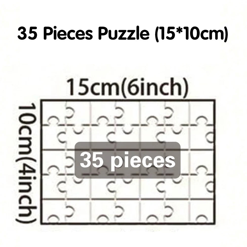 35/300/500/1025 Pcs Personalized Custom Photo Jigsaw Puzzle, Custom Image Upload Puzzle, Unique Souvenir Gift for Family and Friends